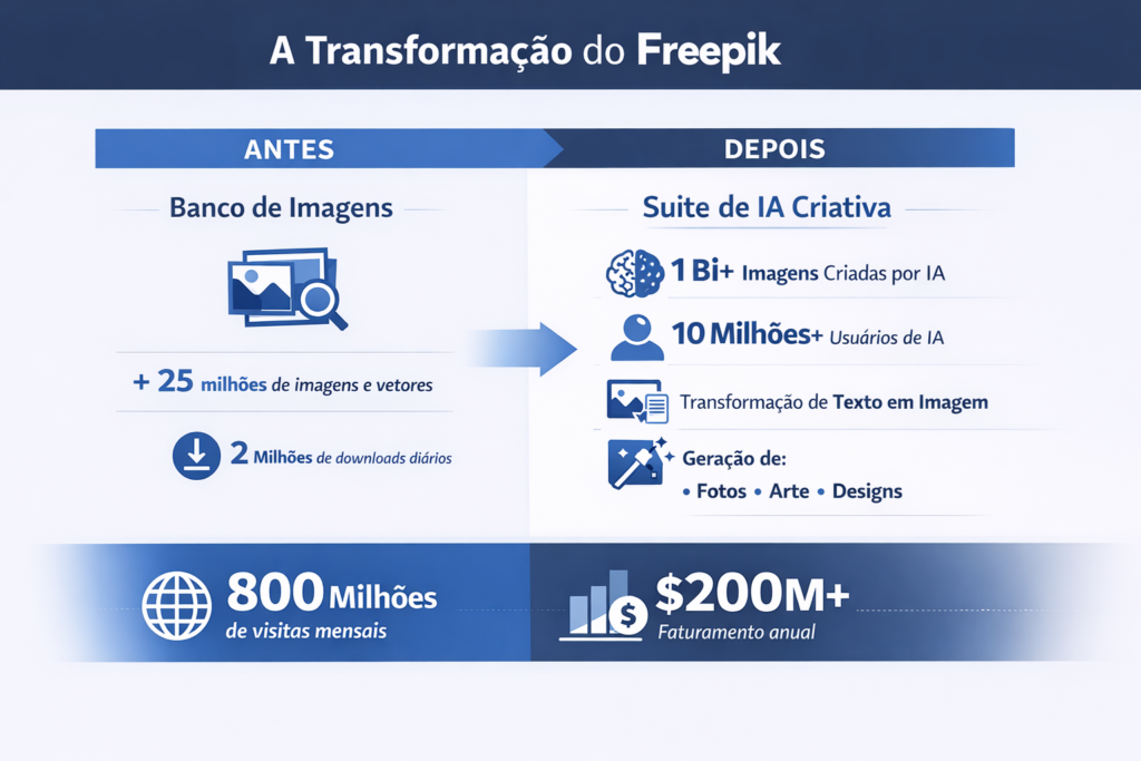 Freepik com IA: evolução de banco de imagens para suite criativa completa com inteligência artificial