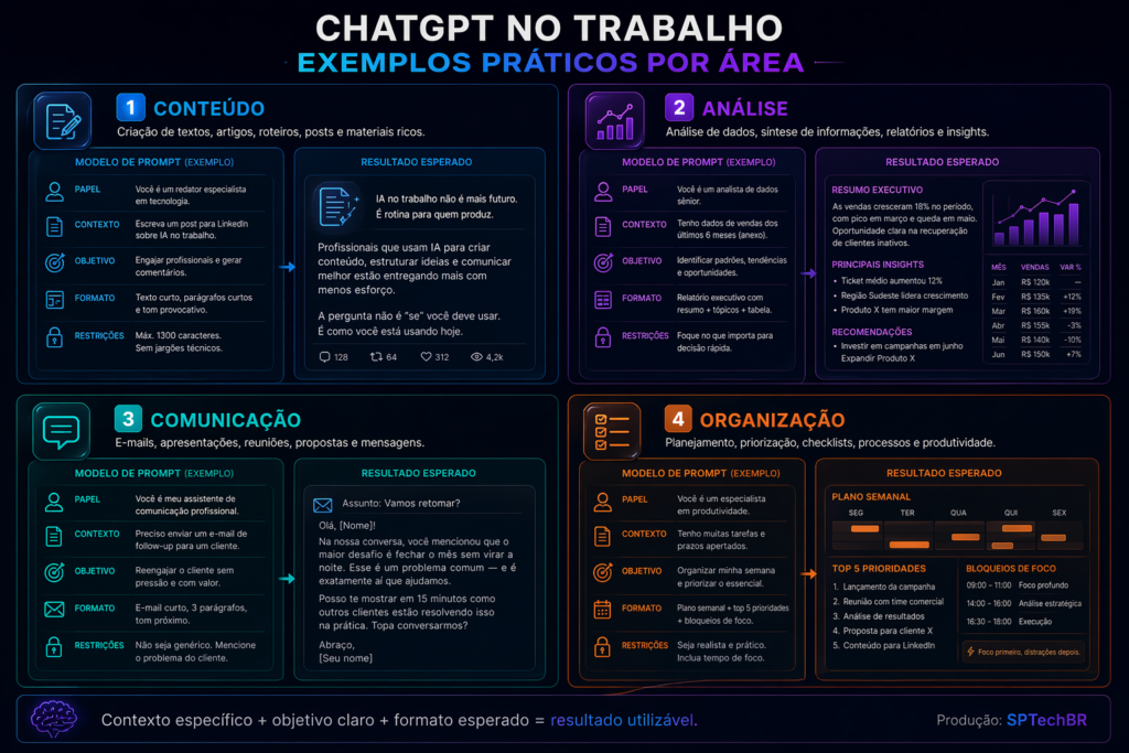 como usar CHATGPT no trabalho
