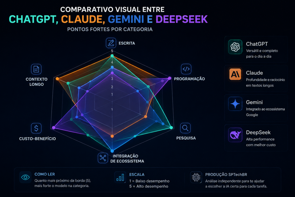 ChatGPT vs Claude vs Gemini vs DeepSeek